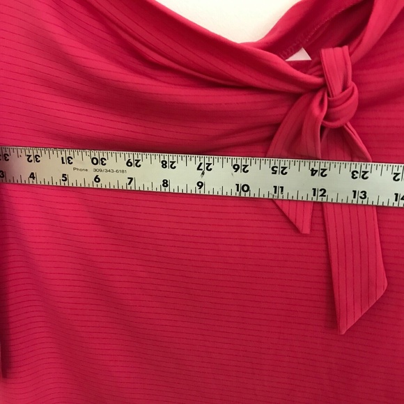 No Boundaries Women's Knot Top Party Pink Junior's X-Large (15) Stretch NWT - Picture 7 of 12
